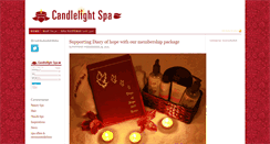 Desktop Screenshot of candlelightspa.com